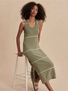 Varley Scott Scoop Neck Midi Dress - NWT